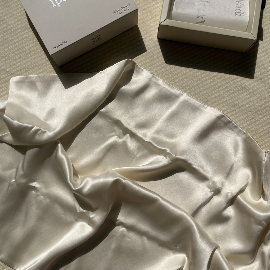 %100 Dut İpek Yastık Kılıfı Şampanya